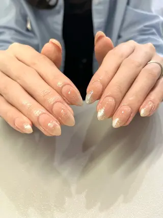 ネイル Ray. ちゅるん系ニュアンスのネイルデザイン