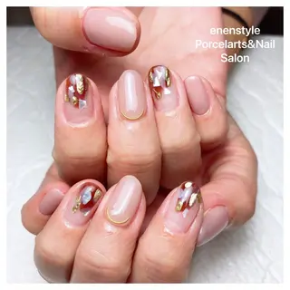 ミディアム ネイル 👑enen style👑のネイルデザイン