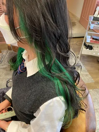 ロング カラー Jill franc ＿ ayanoのヘアスタイル