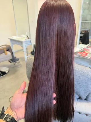 ロング カラー ティグル鹿児島所属・本多 洋介のヘアスタイル