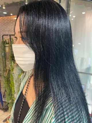 セミロング カラー メンズ/艶髪/カラー サクラ🌸のヘアスタイル