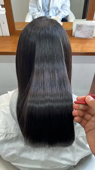 ロング オートクチュールランコントレ西京極店所属・今在家 玲【艶髪スト レート/メンズ特化】のヘアスタイル