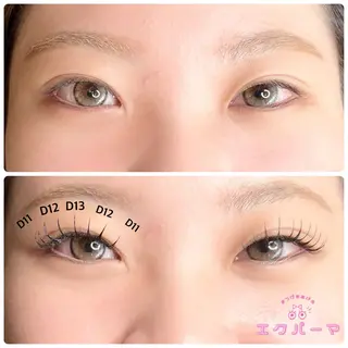 マツエク・マツパ 平本 清夏のマツエク・マツパデザイン