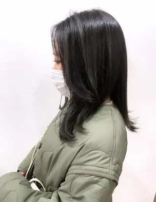 ミディアム CIEL中央町店所属・高野響生 /透明感カラーのヘアスタイル