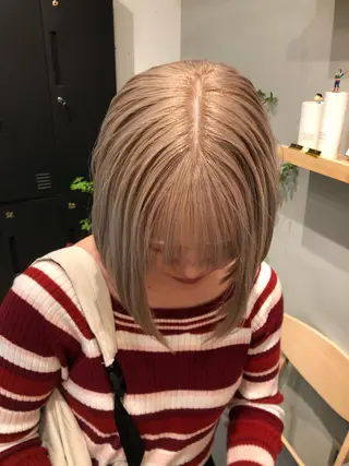 ショート 🌿艶ハイトーン/ 似合わせヘア/ショウのヘアスタイル