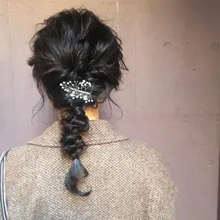 ロング ヘアアレンジ 🌟アレンジが似合う カラー🌟Rumiのヘアスタイル