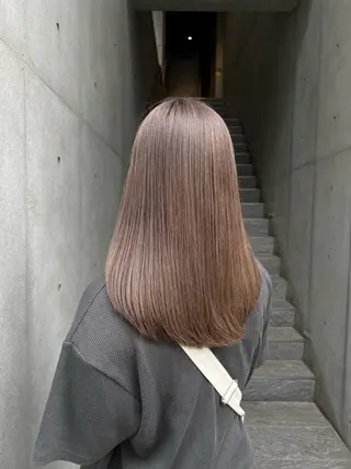 ロング カコ/レイヤーカット ヘアアレンジのヘアスタイル