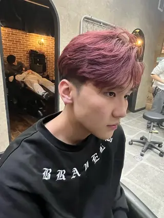 カラー メンズ メンズカット/ 嶋本敬心のヘアスタイル