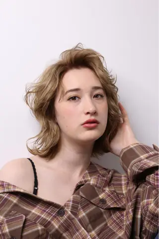 ミディアム 髪質改善×艶カラー Haruのヘアスタイル