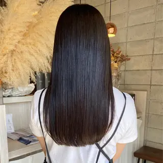 ロング 松本 瑠菜のヘアスタイル