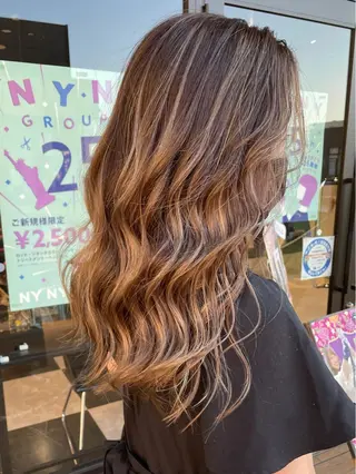 ミディアム カラー メンズヘア特化 崎田 成人のヘアスタイル