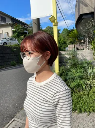 ショート カラー 五十嵐 雄毅のヘアスタイル