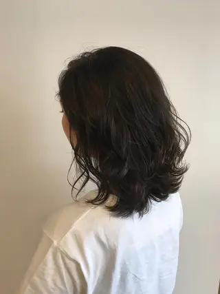 ミディアム カラー デザインカラー🌈 高木リョウのヘアスタイル