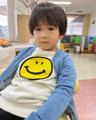 ショート メンズ キッズ River,Land所属・yui .のヘアスタイル