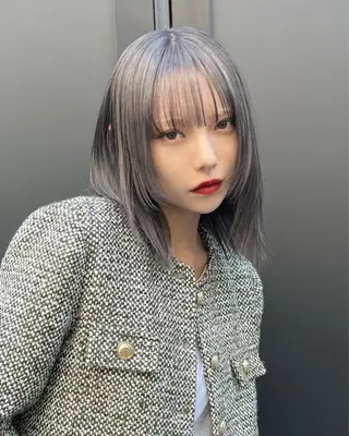 ミディアム Null 表参道のヘアスタイル