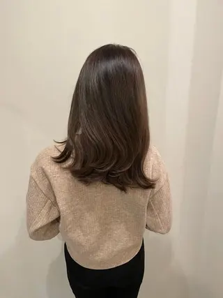 セミロング カラー ニュアンスカラー🫧 加納のヘアスタイル