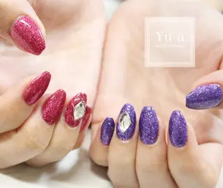 ネイル ネイル＆ホワイトニング   Yu-a所属・yu-a  スカルプ ネイルakiのネイルデザイン