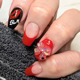 ネイル La Belle Vie所属・imaichise 🧡💜推しネイルのネイルデザイン