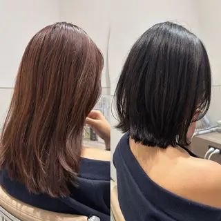 ミディアム カラー SYUK高円寺所属・ベージュ/暖色カラー /ボブ/ミカのヘアスタイル