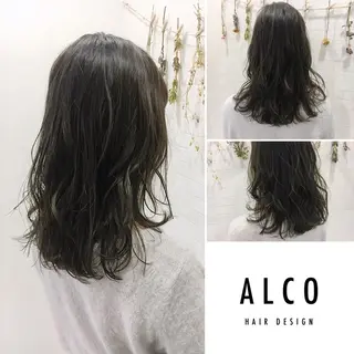 ミディアム カラー ワタイショウタ 髪質改善✨眉毛サロンのヘアスタイル