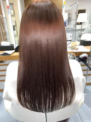 ロング パーマ 髪質改善/縮毛矯正 /ブリーチ矯正/岡部のヘアスタイル