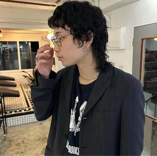 パーマ メンズ hair salon　丹tan所属・Rena✴︎トレンド ×スタンダードMIXのヘアスタイル