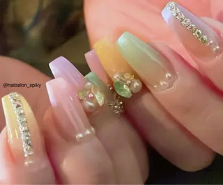 ネイル Spiky とうげ ふうかのネイルデザイン