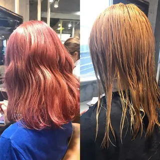 ミディアム カラー パーマ ヘアアレンジ メンズ キッズ ネイル マツエク・マツパ サロンドミルク 原宿のヘアスタイル