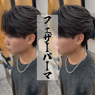 パーマ メンズ Lond LOGAN所属・🔥波巻き/ツイスパ 特化🔥メンズパーマのヘアスタイル