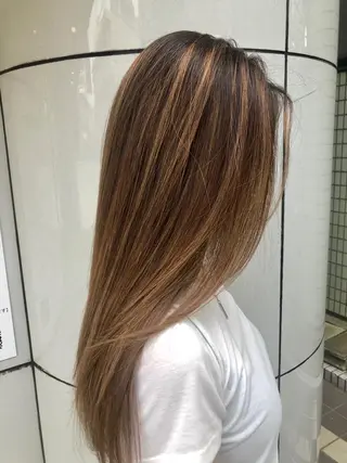 ロング カラー 千葉 洋平のヘアスタイル