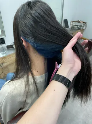 セミロング カラー ヘアアレンジ 🔥メンズ特化🔥 木村 祐太のヘアスタイル