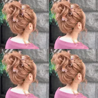 セミロング ヘアアレンジ 🌷MAYU 🌷のヘアスタイル