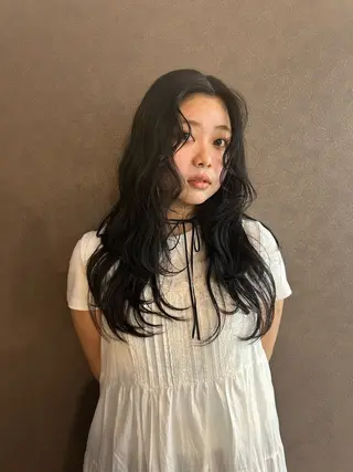 ロング カラー ヘアアレンジ ☕️結【suii.】 ボブ/ヘアセット☕️のヘアスタイル