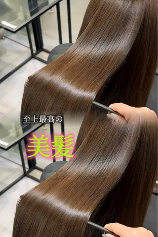 ロング AHNKISM所属・髪質改善/艶カラー HANAのヘアスタイル