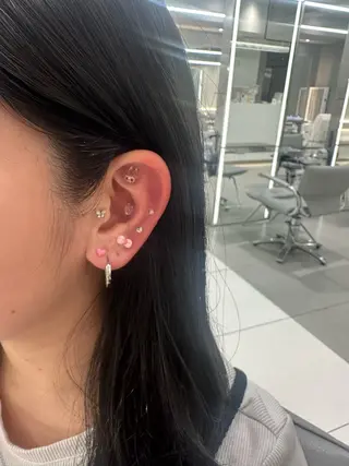 ヘアセット🎀耳つぼ 👂💎MONAMIのヘアスタイル