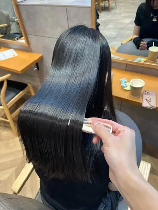 ロング 髪質改善/縮毛矯正/ TAISHIのヘアスタイル