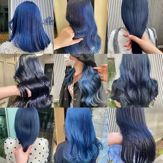 セミロング カラー ヘアアレンジ アンククロス渋谷【ANKH CROSS】所属・韓国ヘア┊︎レイヤー ┊︎haruka🌙のヘアスタイル