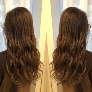 ロング カラー 天野 涼のヘアスタイル