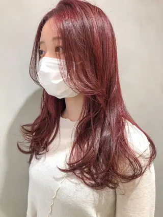 ロング カラー 圧倒的透明感カラー nana🦕のヘアスタイル