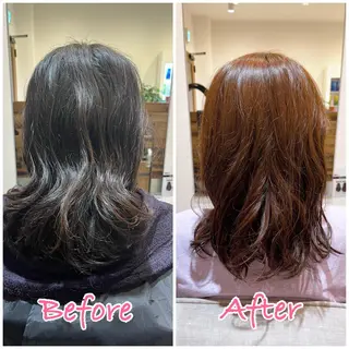 カラー カット 🌸 飯野 舞桜のヘアスタイル