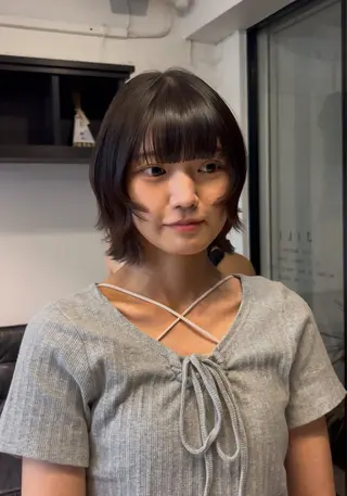 ショート ノグチ アユのヘアスタイル