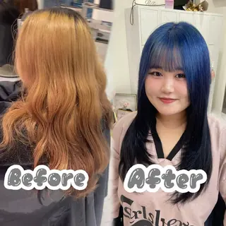 ロング カラー 名駅/ハイトーン /Y2k/YUNAのヘアスタイル