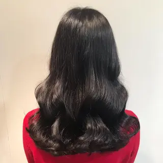 ロング カラー ヘアアレンジ knock【ノック】所属・烏丸韓国ヘア🇰🇷 ayaka🎀のヘアスタイル