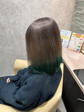 ミディアム カラー Labimani   ラビマーニ所属・西林麗雄1月 空きあります！のヘアスタイル