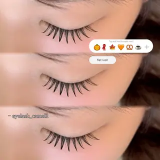 マツエク・マツパ 【那覇/束感まつ毛】 ｷｬﾒﾙのマツエク・マツパデザイン