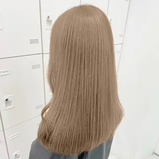 セミロング カラー ヘアアレンジ 韓国レイヤー&ピンク 艶髪🩶maikoのヘアスタイル