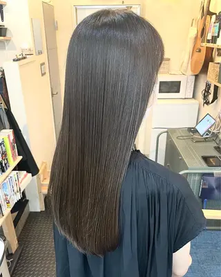 セミロング カラー SUN GLOW  サングロウ所属・水素トリートメント／ 髪質改善/ナカノメのヘアスタイル