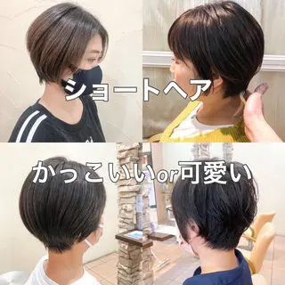 ショート 地毛風ストレート ⚡️下ノ村柊斗⚡️のヘアスタイル