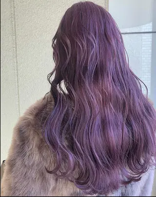 ロング カラー パーマ ヘアアレンジ メンズ キッズ ネイル マツエク・マツパ 🌈デザインヘア職人 Kaede🌈のヘアスタイル