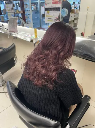 セミロング カラー 🎀ゆい🎀 うるつやヘア🎀のヘアスタイル